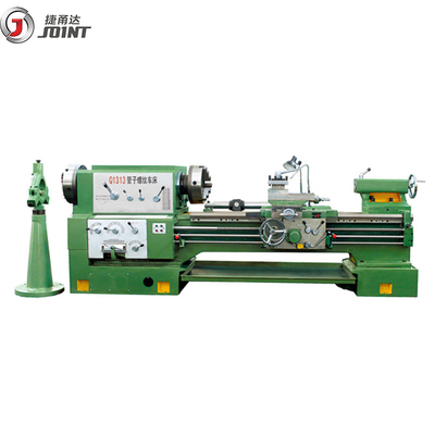 Conventional Manual Pipe Lathe Machine with Dual Chuck for Machining Oil Pipe